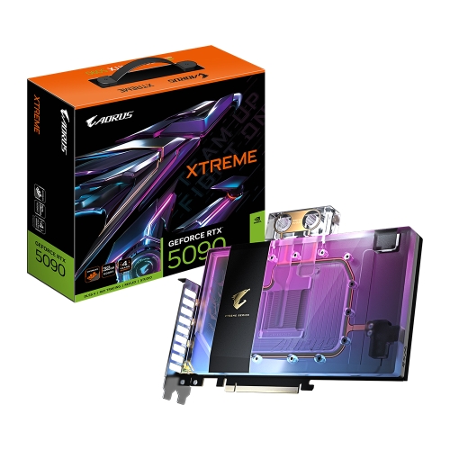 [GIGABYTE 技嘉]《N5090 AORUS XTREME WATERFORCE WB 32GD》開放式水冷/2655MHz/23.5cm
