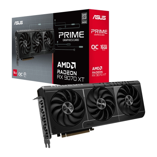 [ASUS 華碩]《PRIME-RX9070XT-O16G》三風扇/31.2cm/註冊五年保