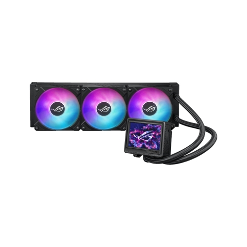 [ASUS華碩]《ROG RYUJIN III 360 ARGB EXTREME 龍神三代 黑色》360mm/3.5″LCD水冷頭/Asetek8代V2/磁吸式風扇/12cm風扇*3/六年換新保固/漏液損壞賠償
