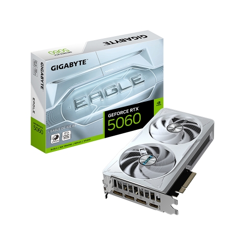[GIGABYTE 技嘉]《N5060-EAGLE-OC-ICE-8GD 白》2550MHz/21cm/雙風扇/註冊五年保
