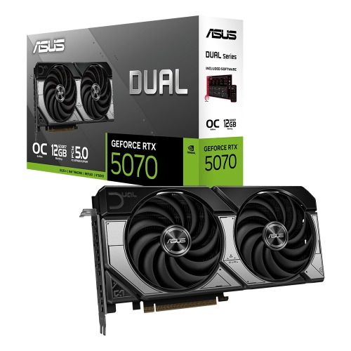 [ASUS 華碩]《DUAL-RTX5070-O12G》2572HZ/25cm/雙風扇/註冊四年保