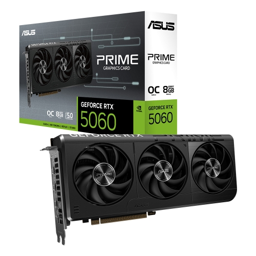 [ASUS 華碩]《PRIME-RTX5060-O8G》2595MHz/27cm/三風扇/註冊四年保