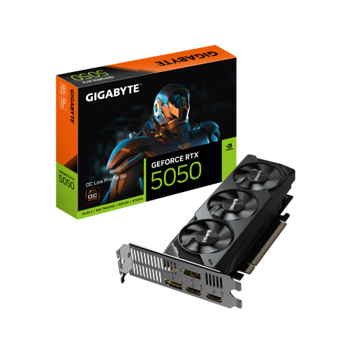 [GIGABYTE 技嘉]《RTX5050 OC Low Profile 8G》N5050-OC-8GL/28cm/三風扇/註四年