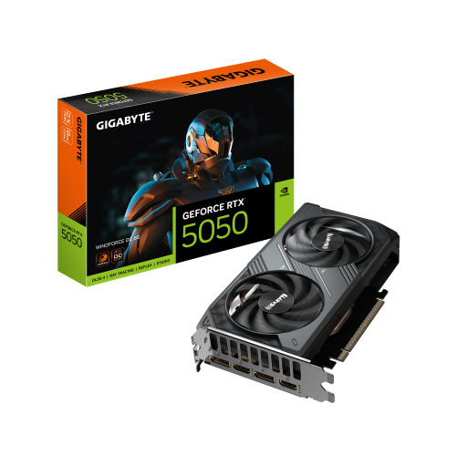 [GIGABYTE 技嘉]《RTX5050 WINDFORCE OC 8G》N5050-WF2-OC-8GD /20cm/註四年