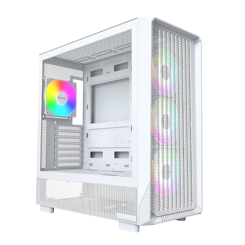 [MONTECH 君主]《X5 白》E-ATX/顯卡41cm/塔扇16.5