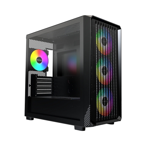[MONTECH 君主]《X5M 黑》M-ATX/顯卡40.5cm/塔扇16.5