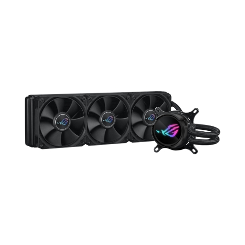 [ASUS華碩]《ROG STRIX LC III 360》360mm/可旋轉ARGB水冷頭/無光風扇/Asetek7代V2/12cm風扇*3/六年保