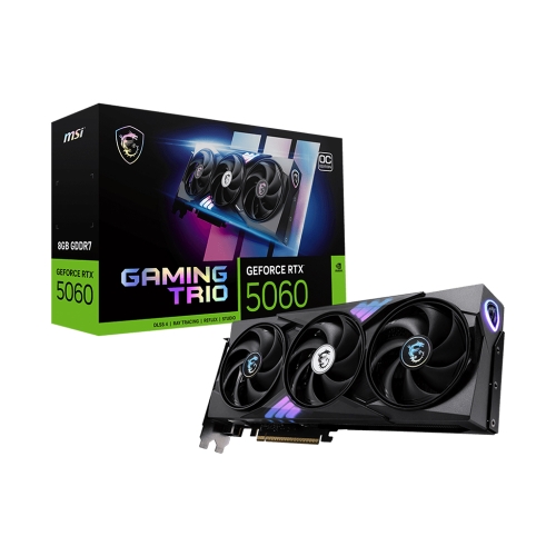 [MSI 微星]《RTX5060-8G-GAMING-TRIO-OC 》2640MHz/30cm/三風扇/註冊五年