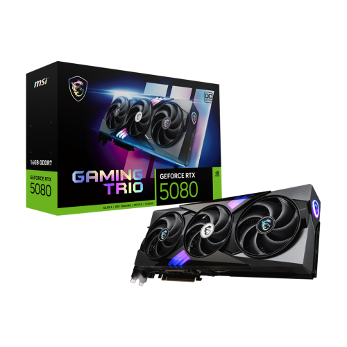 [MSI 微星]《RTX5080-16G-GAMING-TRIO》2617MHz/34cm/三風扇/註五年