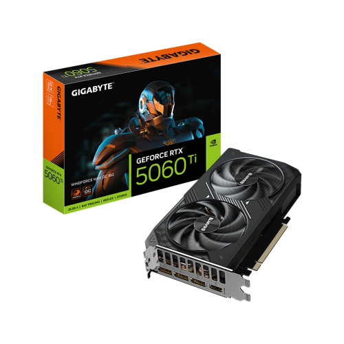 [GIGABYTE 技嘉]《RTX5060Ti WINDFORCE MAX OC 16G》2587MHz/21cm/雙風扇/註冊四年保