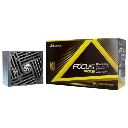 [SeaSonic海韻]《ATX3 FOCUS GX-850W 黑》雙8/金牌/全模組/ATX3.1(PCIe 5.1)10年保