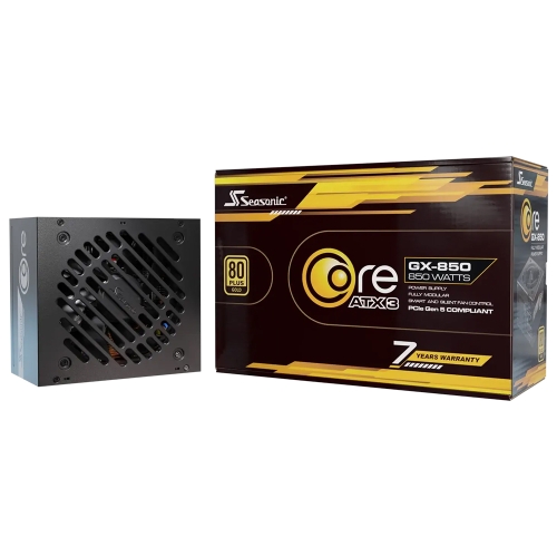 [SeaSonic海韻]《ATX3 CORE GX-850W》雙8/金牌/全模組/ATX3.1(PCIe 5.1)10年保