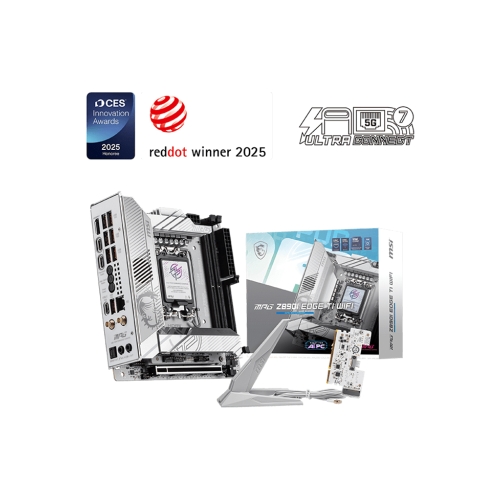 [MSI 微星]《MPG Z890I EDGE TI WIFI》Mini-ITX/Killer 5Gb+Wi-Fi 7/註冊五年
