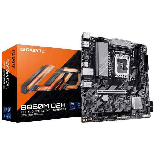 [GIGABYTE 技嘉]《B860M-D2H》M-ATX/Realtek2.5Gb/註四年/2DIMM