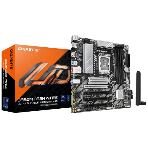 [GIGABYTE 技嘉]《B860M-DS3H-WIFI6E》M-ATX/Realtek2.5G+無線/註四年