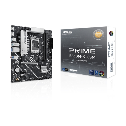[ASUS華碩]《PRIME-B860M-K-CSM》M-ATX/Realtek2.5Gb/註四年/2DIMM