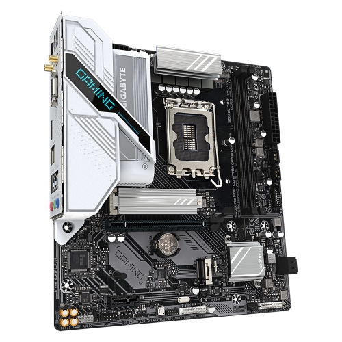 [GIGABYTE 技嘉]《B760M-GAMING-WIFI-PLUS》mATX/1A1H1P/Realtek 2.5Gb/Wi-Fi+BT 5.1/註冊五年保