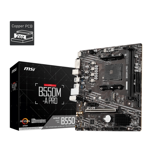 [MSI 微星]《B550M-A-PRO》M-ATX/1D1H/Realtek LAN/註四年