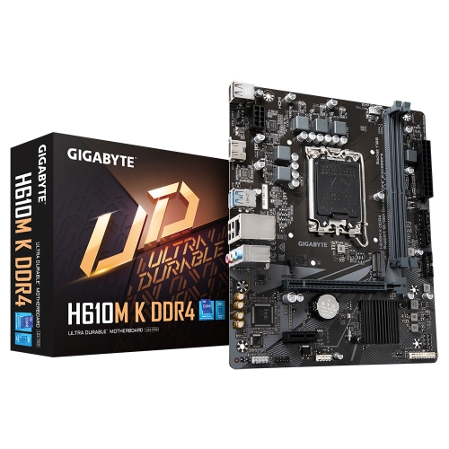 [GIGABYTE技嘉]《H610M-K DDR4》M-ATX/1H/Realtek 1Gb/四年保
