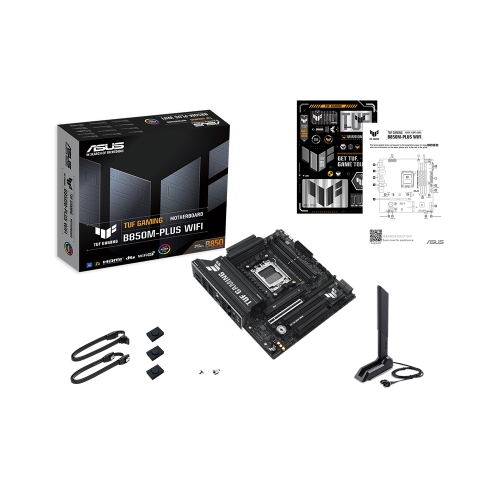 [ASUS華碩]《TUF-GAMING-B850M-PLUS WIFI》M-ATX/Realtek2.5G+無線/註五年