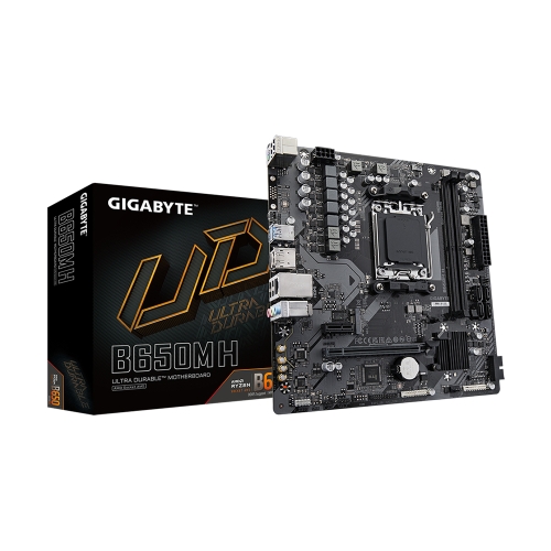 [GIGABYTE 技嘉]《B650M-H》M-ATX/Realtek LAN/註冊四年/2DIMM