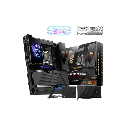 [MSI 微星]《MEG-X870E-GODLIKE》E-ATX/Marvell 10G+Realtek 5G+Wi-Fi 7/註五年