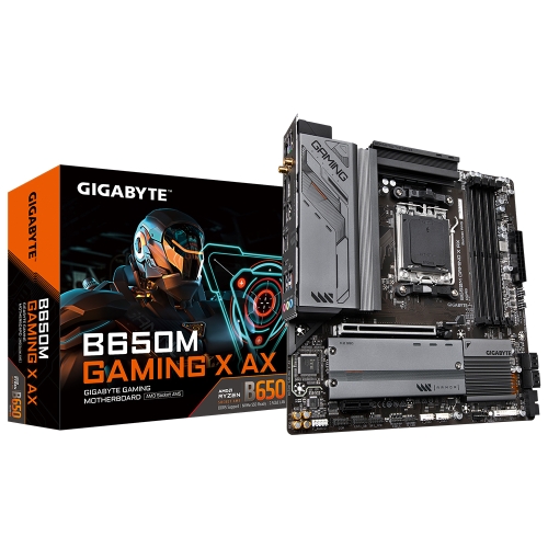 [GIGABYTE 技嘉]《B650M-GAMING-X-AX》M-ATX/Realtek 2.5G+AMD 無線/4DIMM