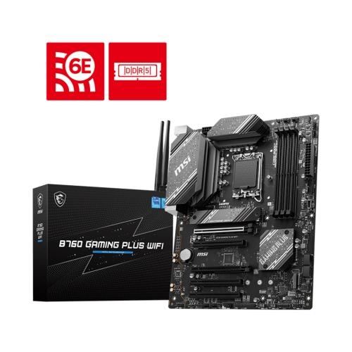 [MSI 微星]《B760 GAMING PLUS WIFI》ATX/LAN 2.5Gb+無線/註五年