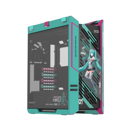 [ASUS華碩]《ROG Strix Helios II Hatsune Miku Edition》E-ATX/顯卡長45/CPU高19/玻璃透側【限初音系列全套購買（主機板/顯示卡/機殼/水冷/電供），不單售】