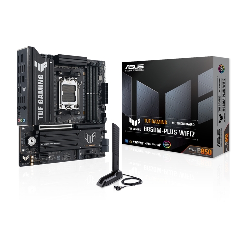 [ASUS華碩]《TUF-GAMING-B850M-PLUS WIFI7》M-ATX/LAN2.5G+Wi-Fi 7/註五年