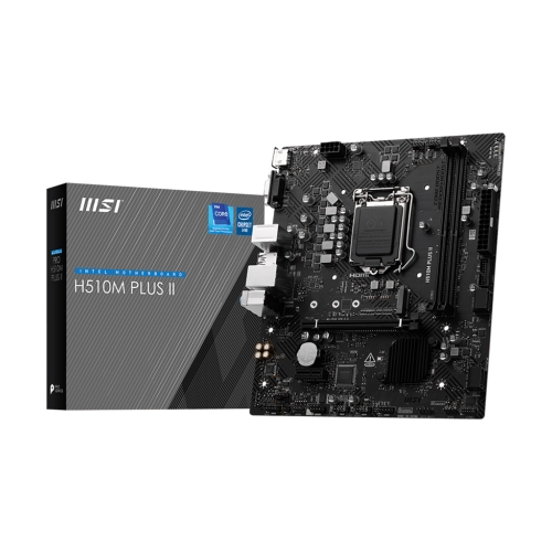 [MSI 微星]《H510M-PLUS II DDR4》M-ATX/1A1H/LAN 1Gb/註四年(支援10代CPU)