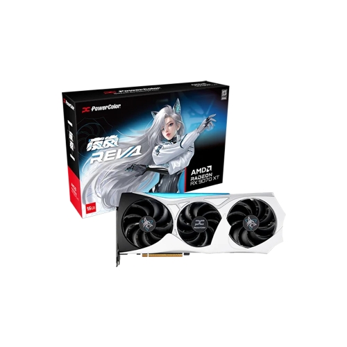 [PowerColor 撼訊]《夜嵐 REVA RX9070XT 16G-L/OC 黑》3010MHz/34cm/三風扇/保三年