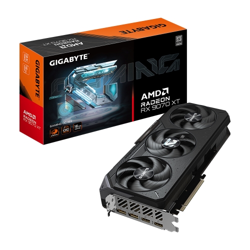 [GIGABYTE 技嘉]《RX9070XT-GAMING-OC-16G》2520MHz/29cm/三風扇/註五年/     限時限量 《網站活動 限網路下單 不定時上架活動 搶完下架》