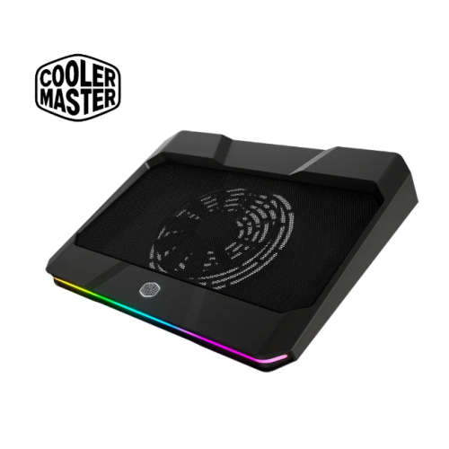 [CM 酷媽]《NotePal X150 Spectrum RGB》筆電散熱座 / 金屬網孔表面 / 160mm風扇安靜高效 / 人體工學