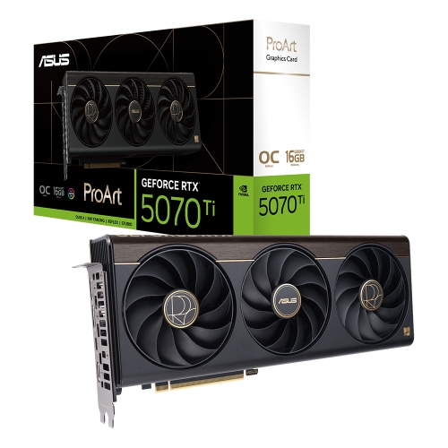 [ASUS 華碩]《ProArt RTX5070TI O16G》2610MHz/31cm/三風扇/註五年保