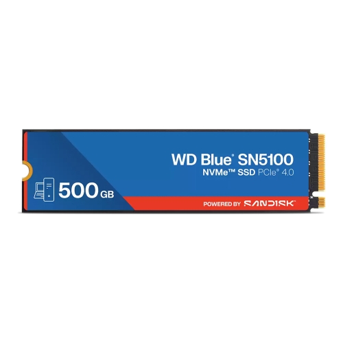 [WD 威騰]《藍標 SN5100 500G PCIe Gen4 M.2》讀:7100M/寫:6700M/QLC/五年保