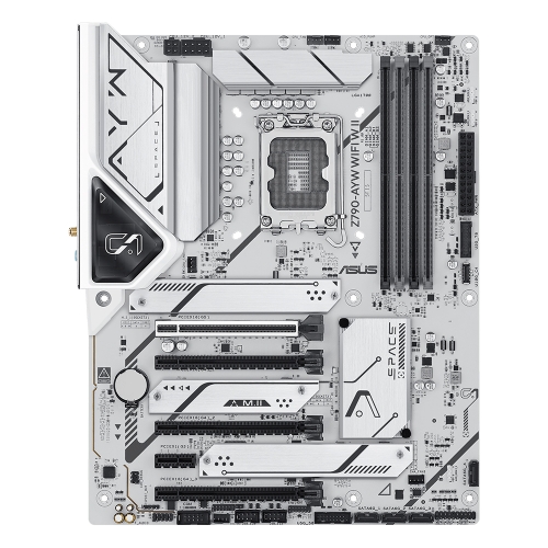 [ASUS華碩]《Z790-AYW-WIFI-W II》銀白底板/ATX/LAN2.5Gb+無線/註四年保