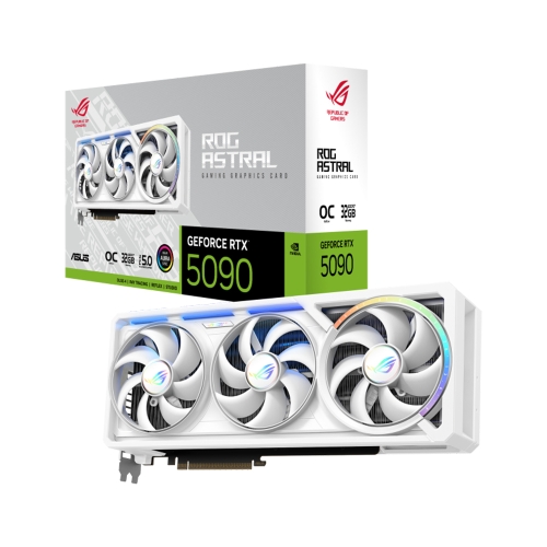 [ASUS 華碩]《ROG-ASTRAL-RTX5090-O32G-WHITE》2610MHz/36cm/三風扇/註五年