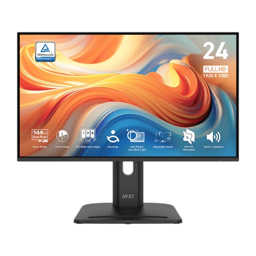 [MSI 微星]《PRO MP245PG E14》IPS/1ms/144Hz/HDR READY/EyesErgo護眼/有喇叭/可升降旋轉/HDMI/DP/VGA/三年保