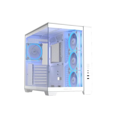 [ASUS華碩]《A32 PLUS 白》ATX/顯卡長42/CPU高16.5/全景玻璃透側/分艙設計