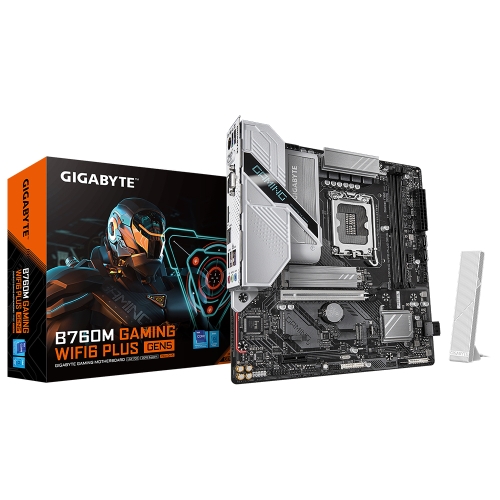 [GIGABYTE 技嘉]《B760M GAMING WIFI6 PLUS GEN5》M-ATX/LAN 2.5Gb+無線/註五年