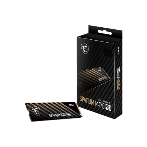 [MSI 微星]《SPATIUM M470 PRO 1TB M.2 PCIe Gen4》台灣製/讀:6000M/寫:4500M/QLC/五年保