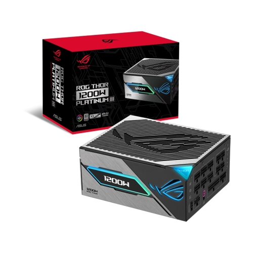 [ASUS華碩]《ROG THOR III 1200W》雙8/白金/全模組/OLED監控/ATX3.1(PCIe 5.1)/10年保