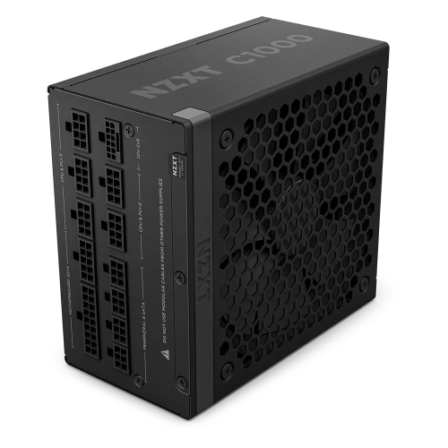 [NZXT 恩傑]《C1000 1000W 黑》ATX3.1/雙8/金牌/全模組/PCIe 5.1/全日系/10+2年保內換新