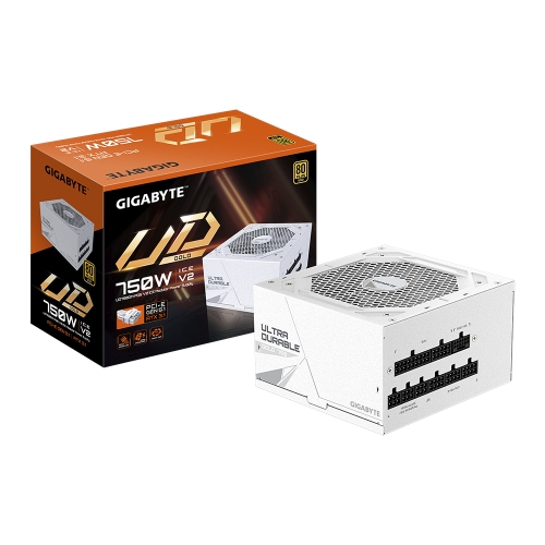 [GIGABYTE 技嘉]《UD750GM-PG5 V2 ICE》750W白色/雙8/金牌/全模組/ATX3.1(PCIe 5.1)/主日系/10年保