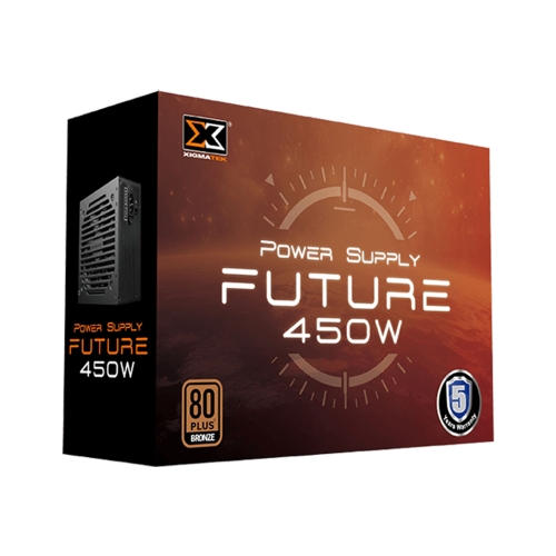 [Xigmatek 富鈞]《Future-450W》銅牌/靜音風扇/5年保