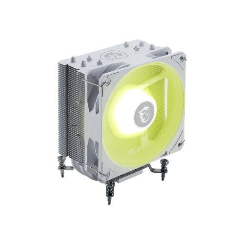 [MSI 微星]《MAG COREFROZR AA13(白) 》散熱器 / 銅底4導管(6mm) / 高15.2cm / ARGB單風扇 / TDP:240