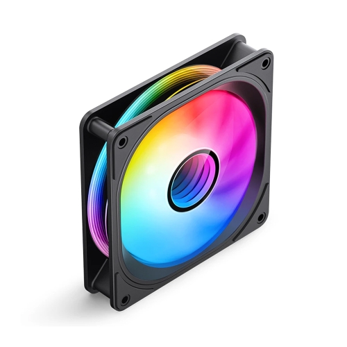 [Jonsbo 喬思伯]《FR606 5V ARGB 黑》PWM/ARGB燈效/圓幅式無限鏡/1500 RPM/3年保