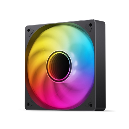 [Jonsbo 喬思伯]《SL120 ARGB BR 反向 無限鏡 黑》PWM/ARGB燈效/魔幻無限鏡面/1500 RPM/3年保