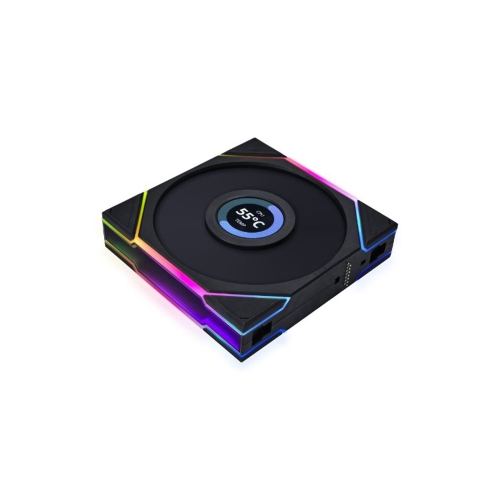 [Lian Li 聯力]《UNI FAN TL LCD 無線120 黑》單顆裝/需搭配控制器/3年(12TLLCD1W1B)